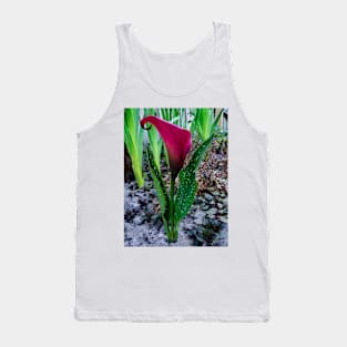 The Red Calla Lily Tank Top